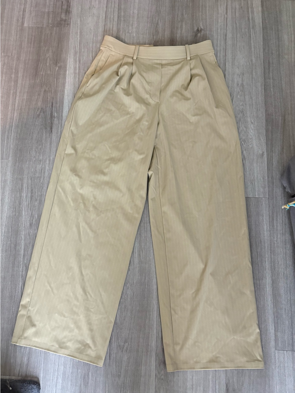 lululemon athletica Women's Light Tan Wide-Leg Trousers